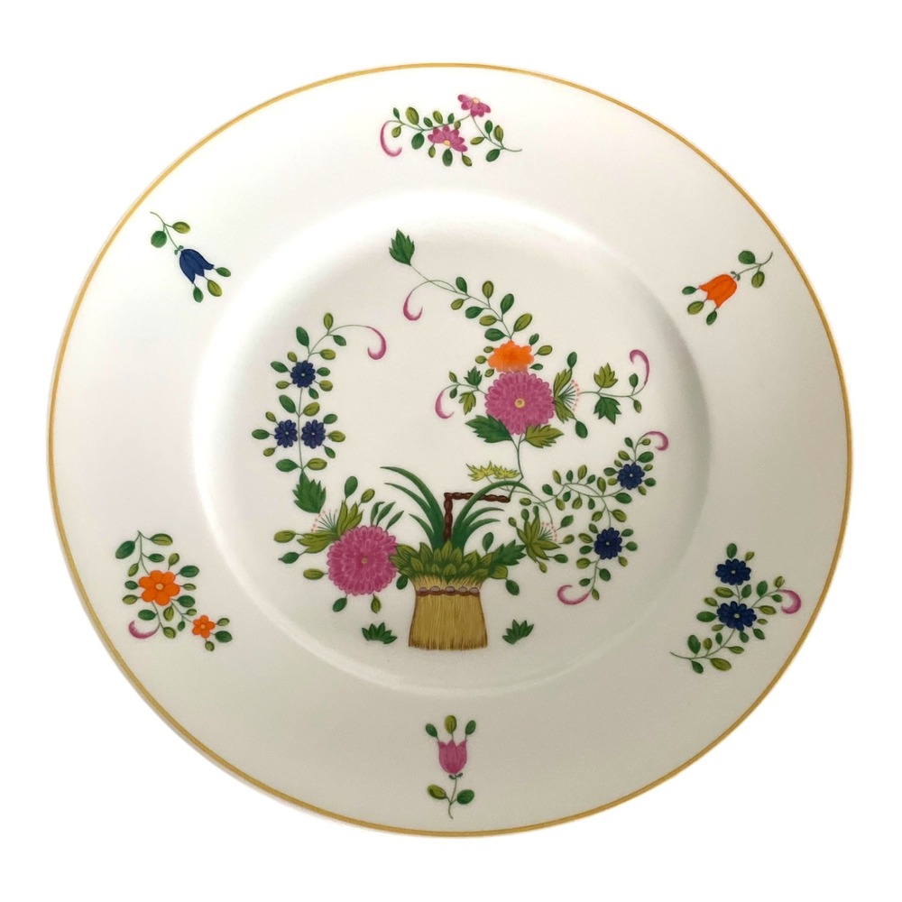 Raynaud Limoges Chine Petit Panier White Dinner Plate La Boutique Paradis France